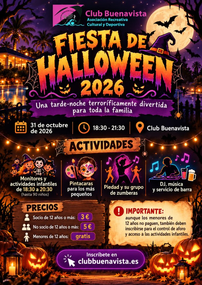 Fiesta de Halloween 2026